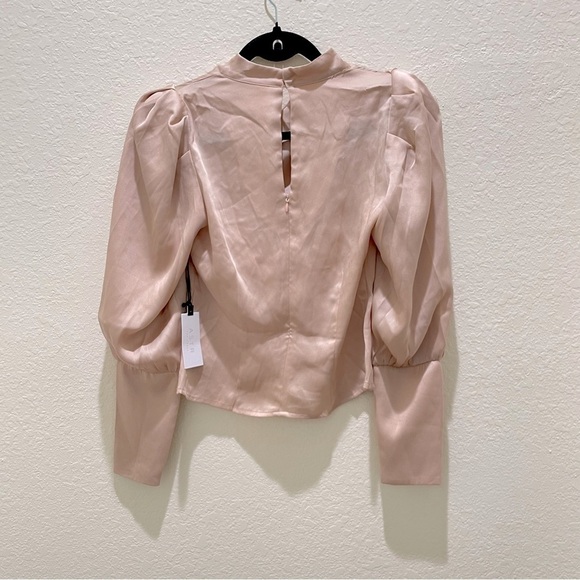 NWT ASTR the label Valencia top in blush size XS formal office elegant - Picture 6 of 11
